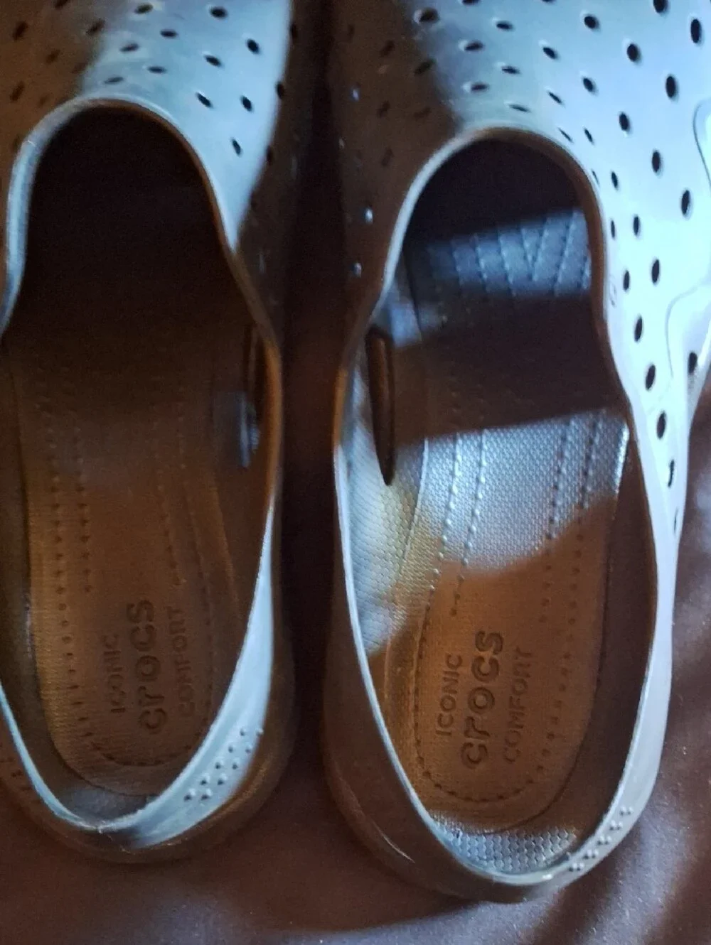 Crocs Men's Black Slip-On Ventilated Clog
